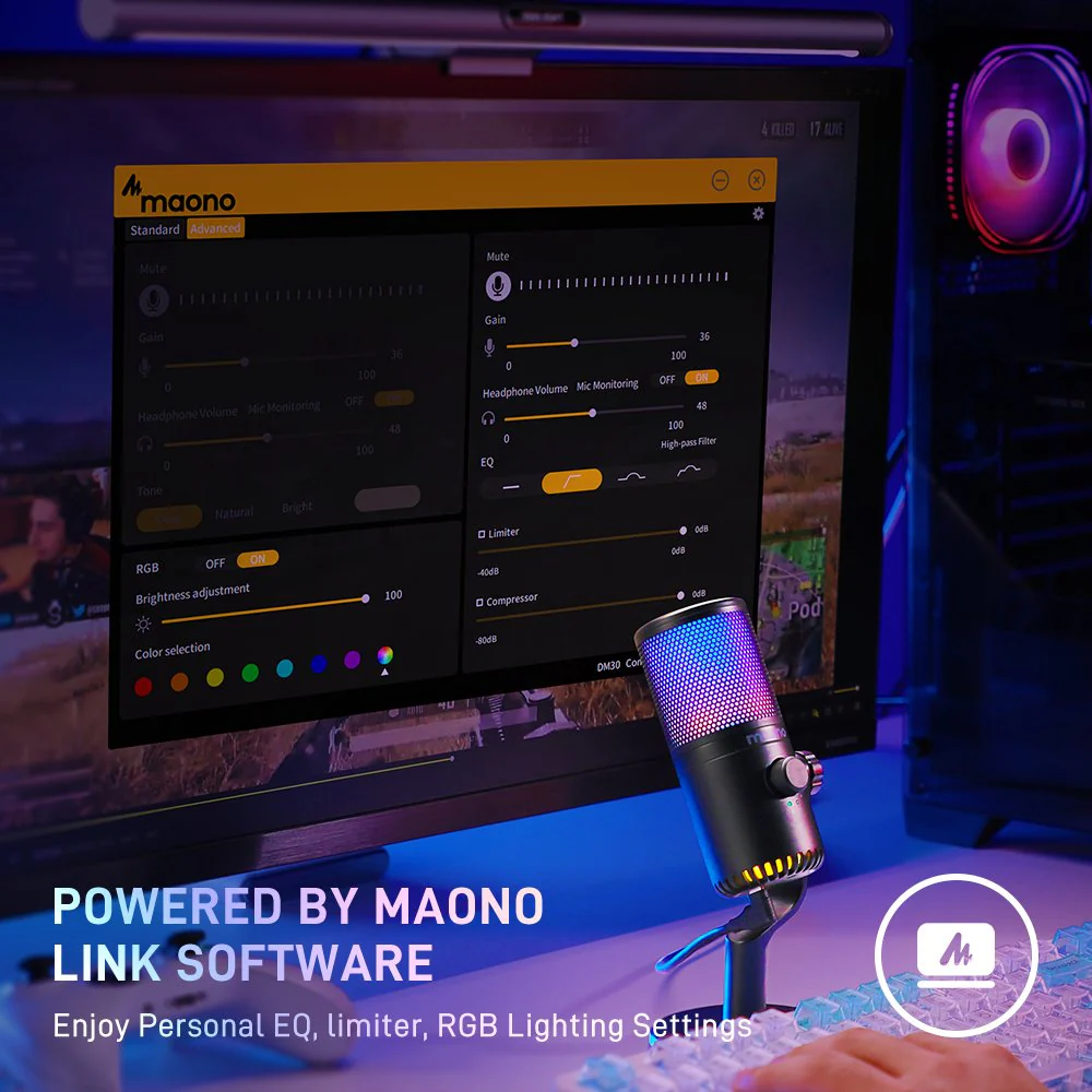 MAONO DM30RGB Condenser Microphone - Image 7