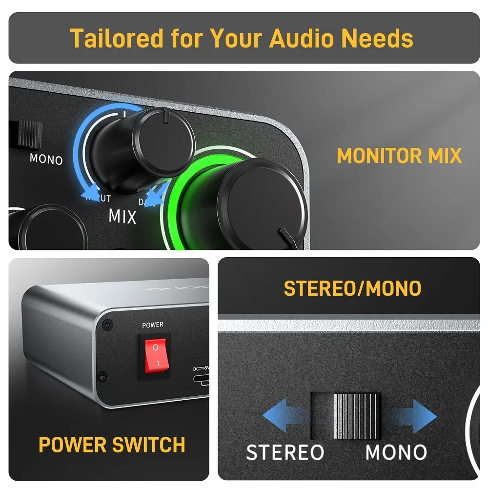 Maono PS22 Audio Interface - Image 7