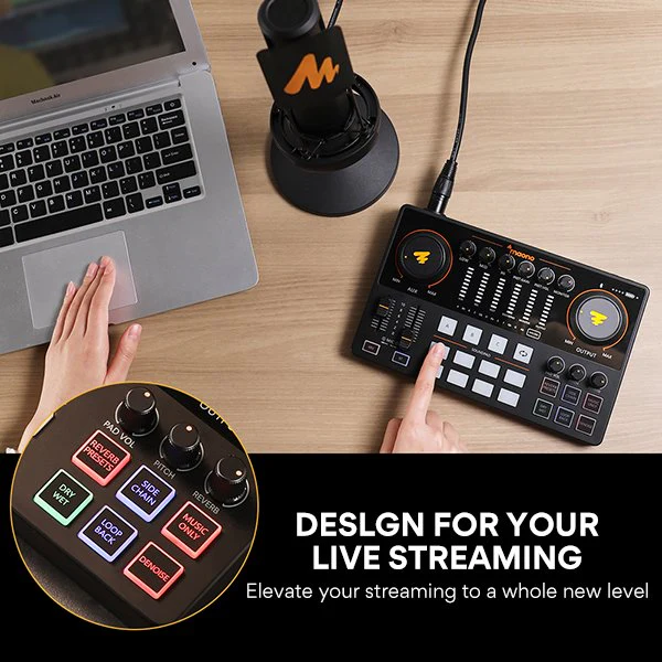 Maonocaster E2 Audio Mixer & Interface - Image 5