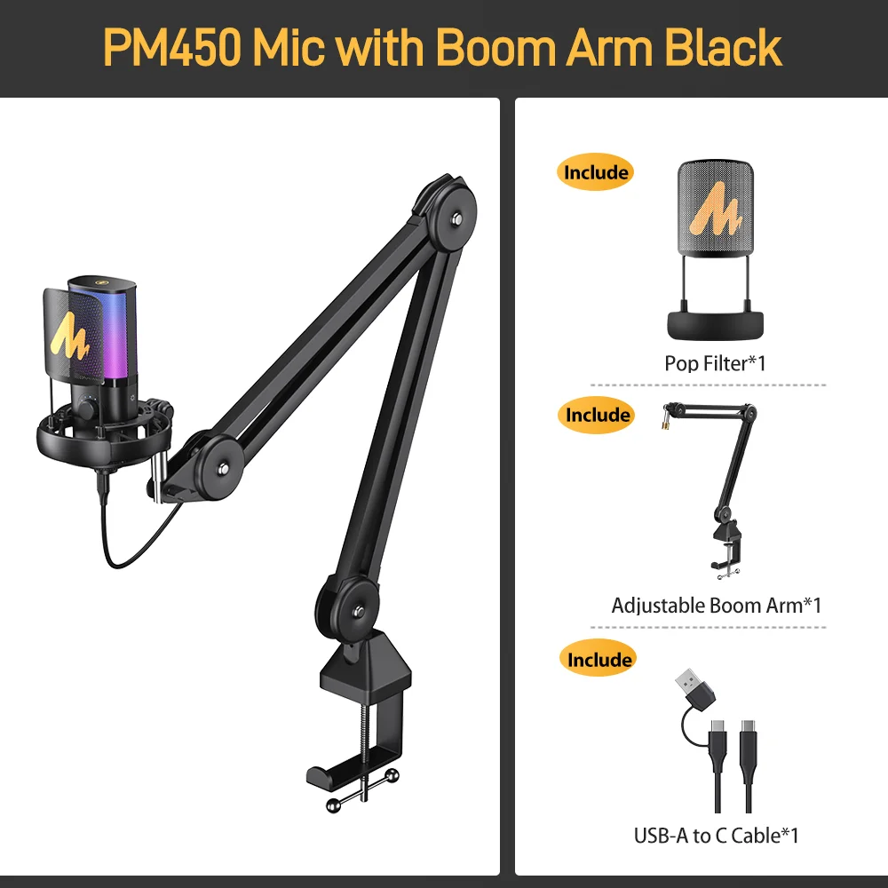 Maono PM450 Condenser Microphone - Image 8